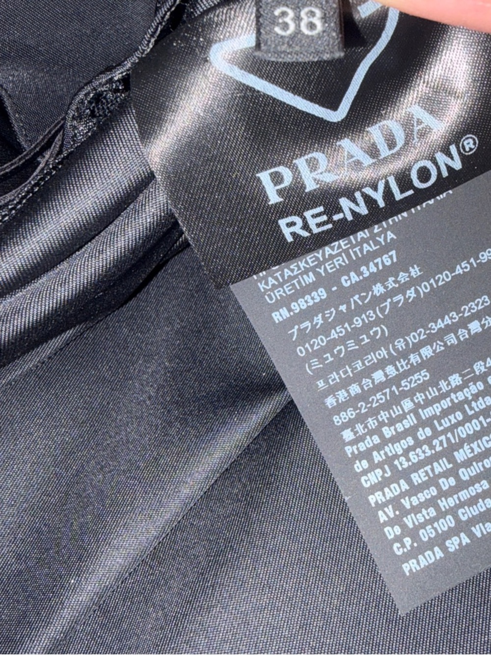 Prada Pleated Re-Nylon miniskirt - Picture 12 of 14